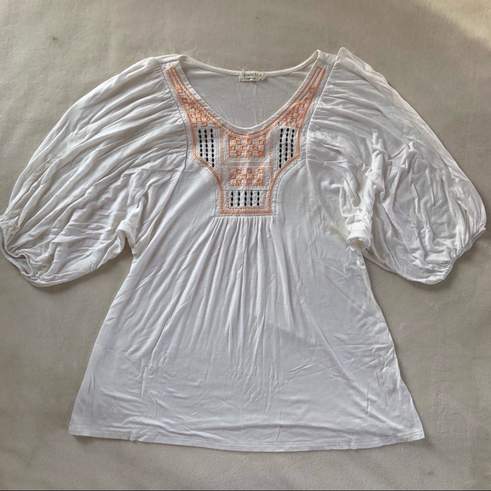 White Peasant Top✨